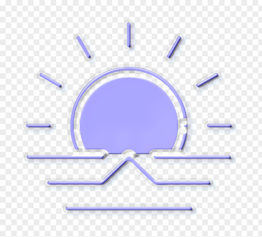 Logo Weather Icon Morning Sun Sunrise PNG