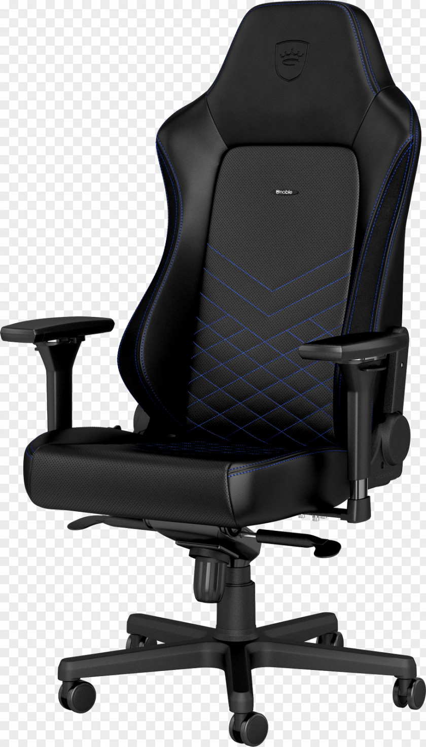 Noblechairs HERO PU Leather Gaming Chair Black Epic Series Chairs Office & Desk ICON PNG