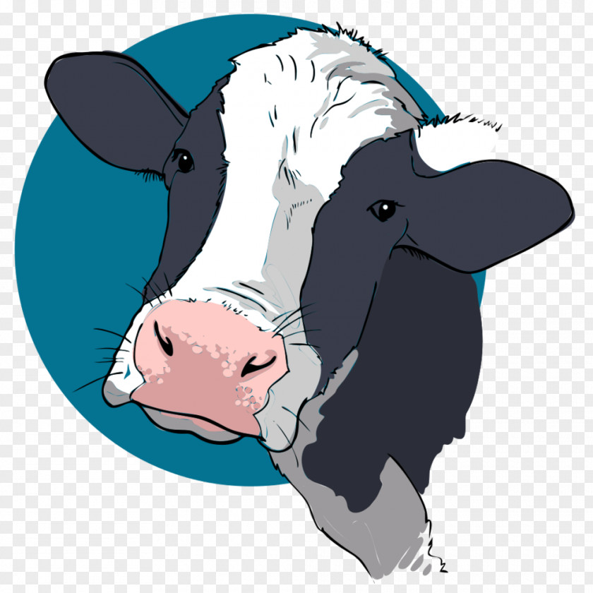 Cow T-shirt Cattle Hoodie Sticker Neckline PNG