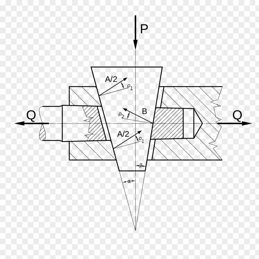 Wedge Simple Machine Angle Force PNG