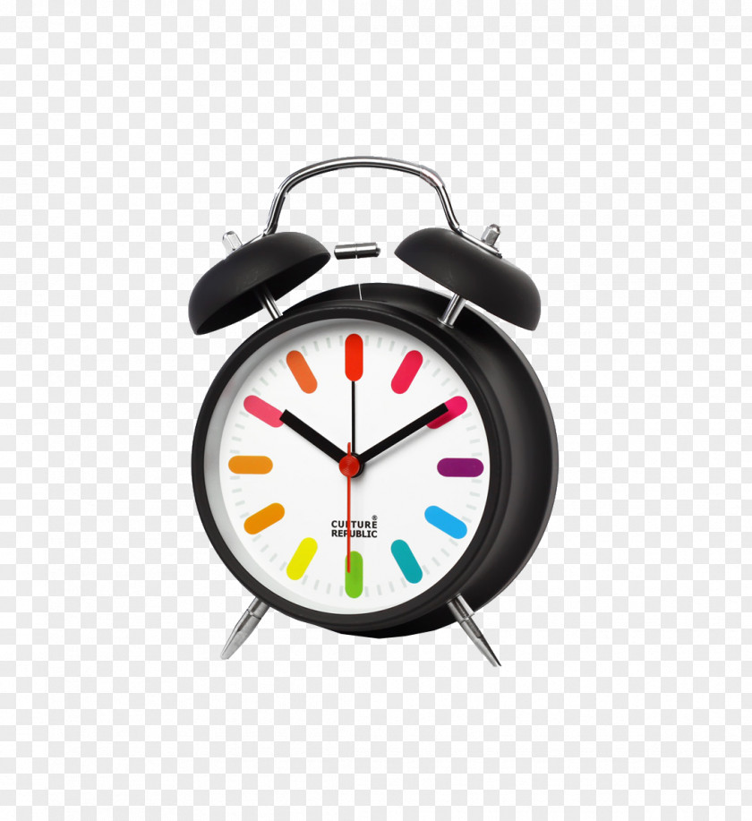 Black Alarm Clock Digital Newgate Clocks Movement PNG