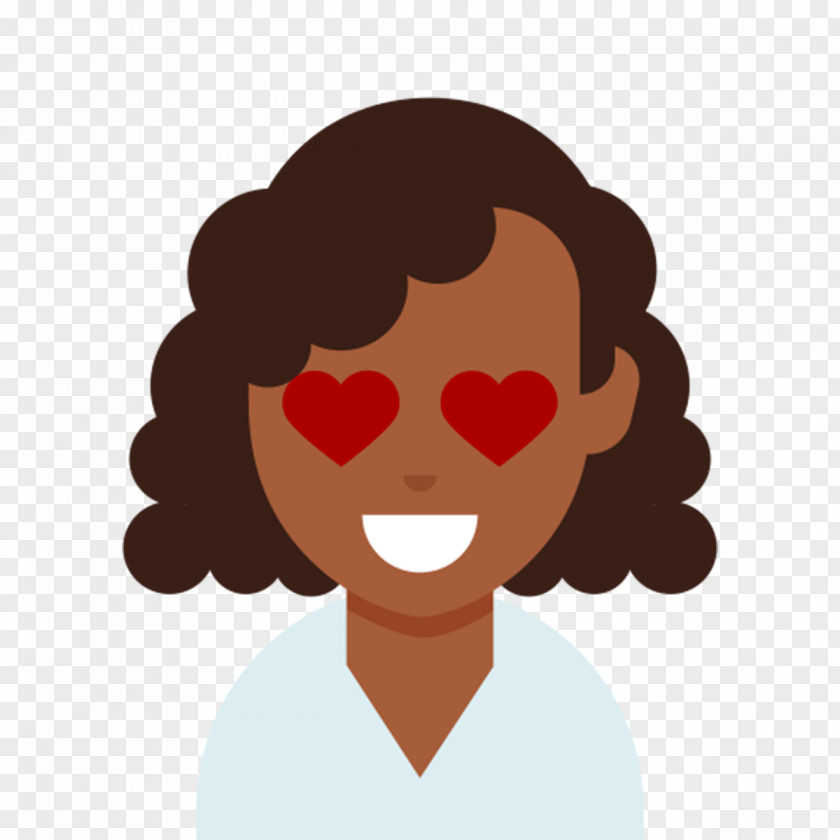 IDEA Black Hair Hairstyle Emoji Afro-textured PNG
