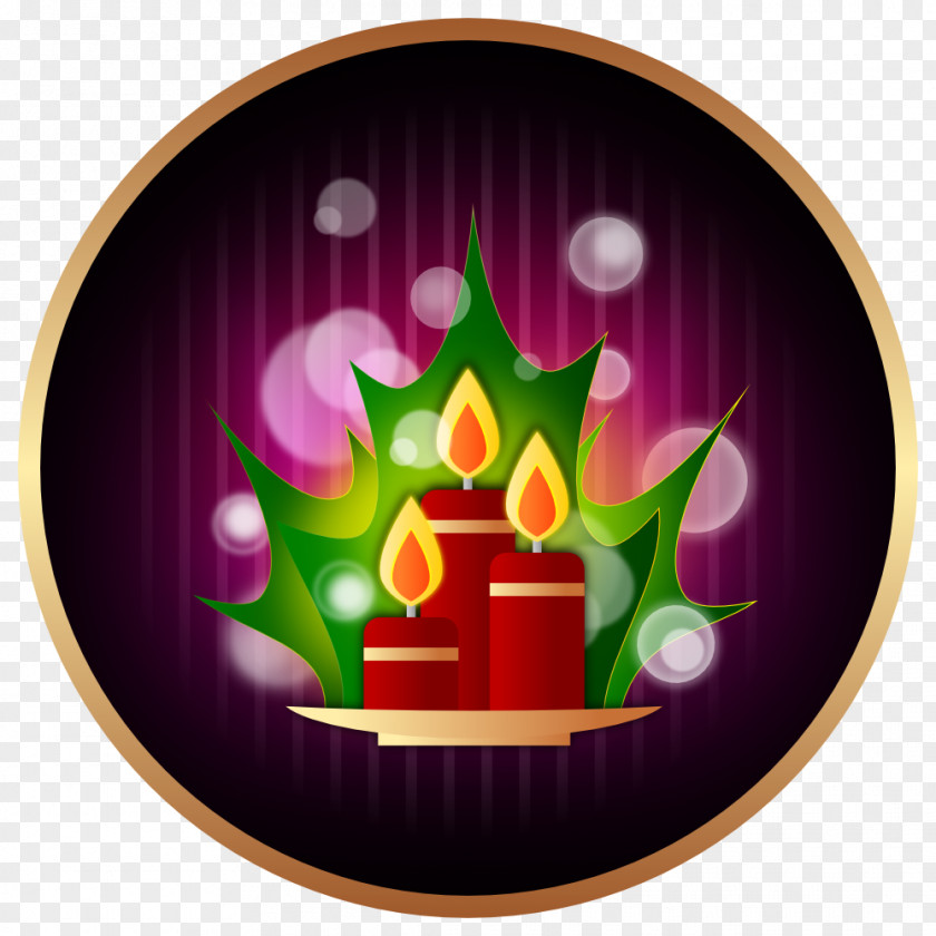 Ornament Christmas Tree Candle PNG