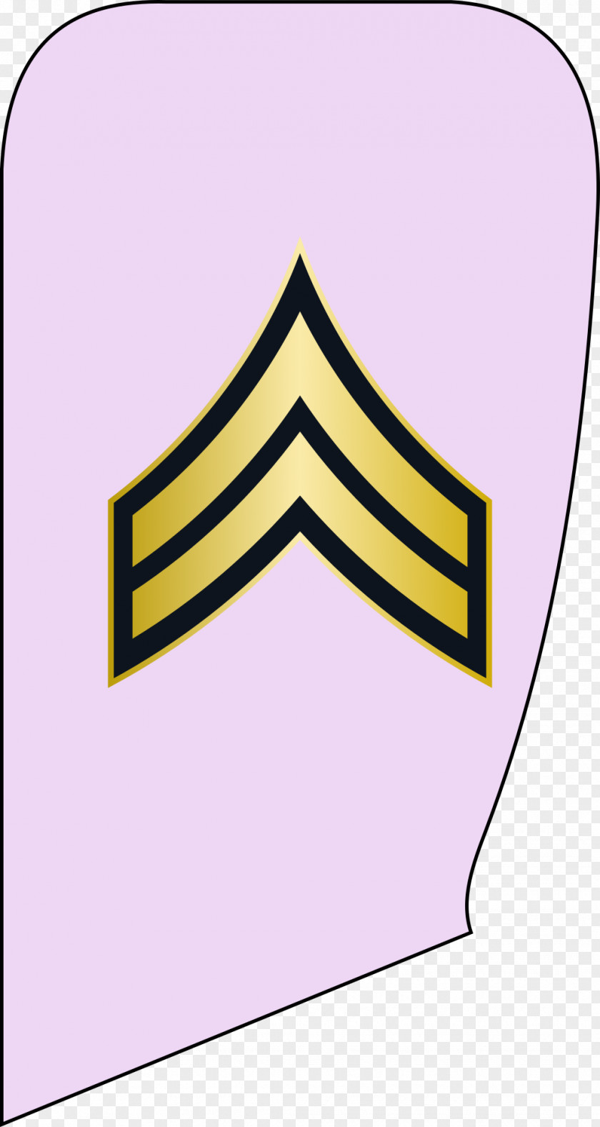 Air Force Sergeant First Class Chevron Military Rank PNG