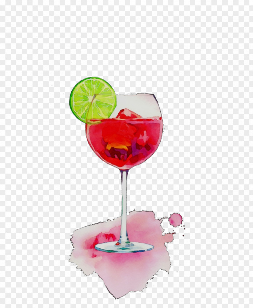 Alcohol Jack Rose Watercolor PNG