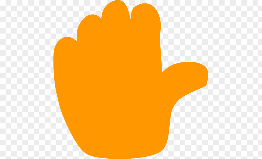 Gesture Hand Background Orange PNG