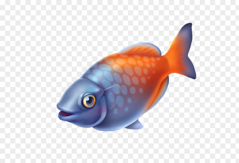 Hand-painted Fish Goldfish Cartoon PNG