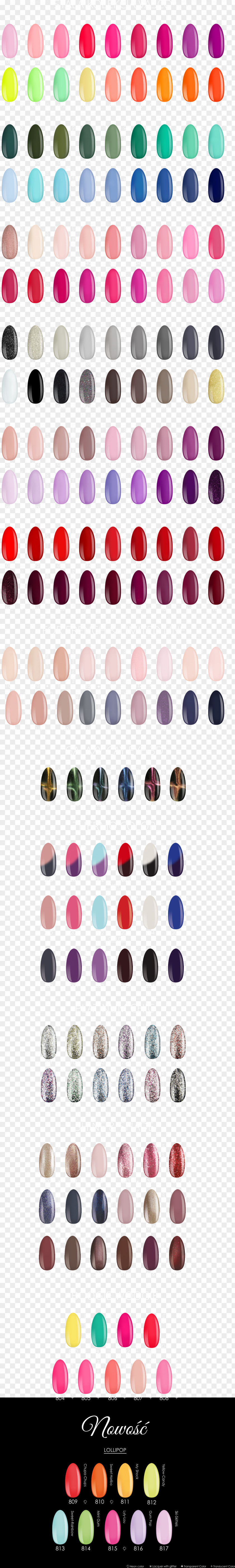 Nail Gel Nails Manicure Lakier Hybrydowy Lacquer PNG