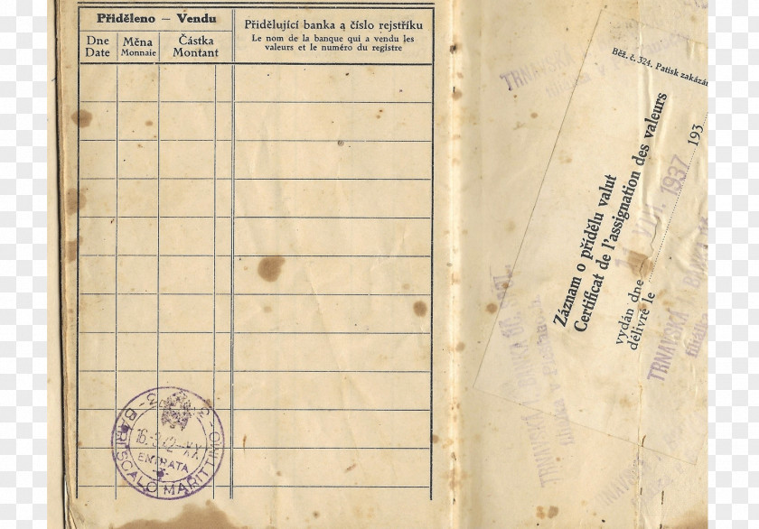 Passport Second World War Travel Document The Holocaust PNG