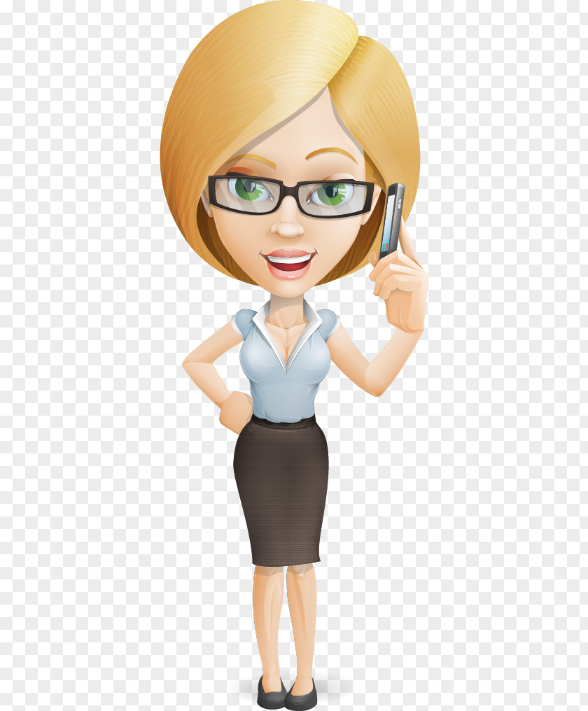 Business Businessperson Cartoon Woman PNG