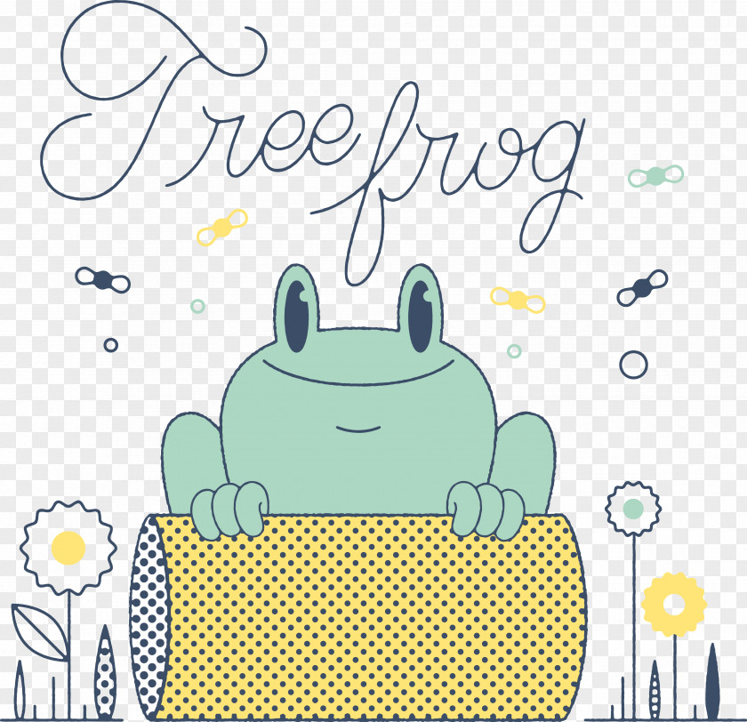 Cartoon Blue Frog The Frogs Amphibian Illustration PNG