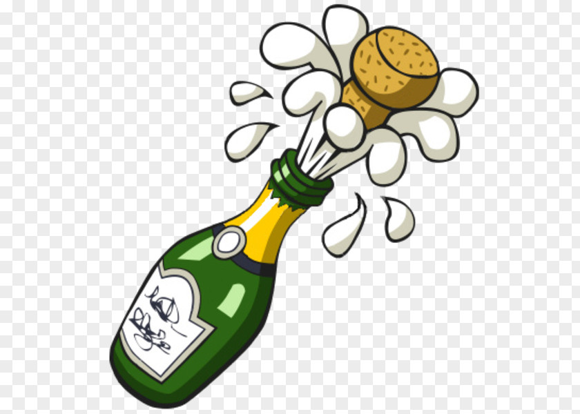 Champagne Bottle Cliparts Glass Sparkling Wine Clip Art PNG