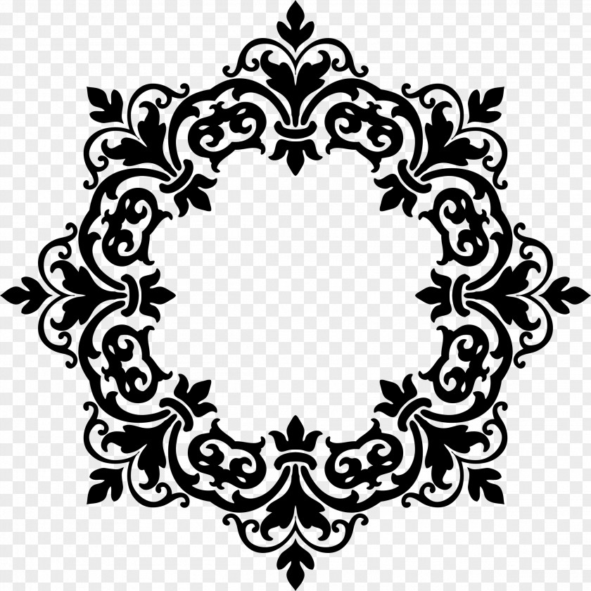 Damask Picture Frames Clip Art PNG