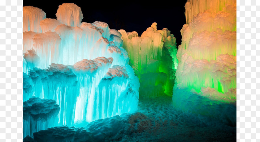 Ice Castle Light Photography Utah Elsa PNG