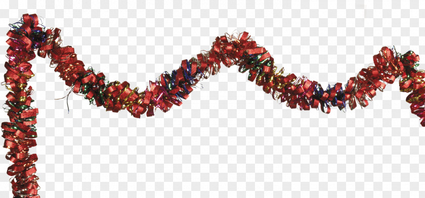 Streamers Tinsel New Year Christmas Clip Art PNG