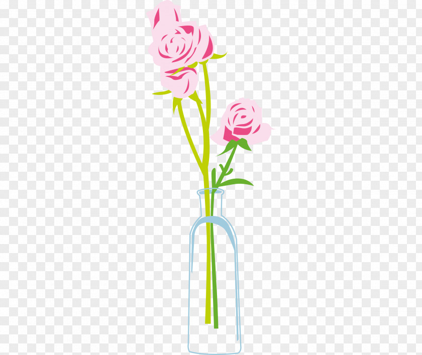 Beautiful Flowers Floral Design Flower Vase Beach Rose PNG