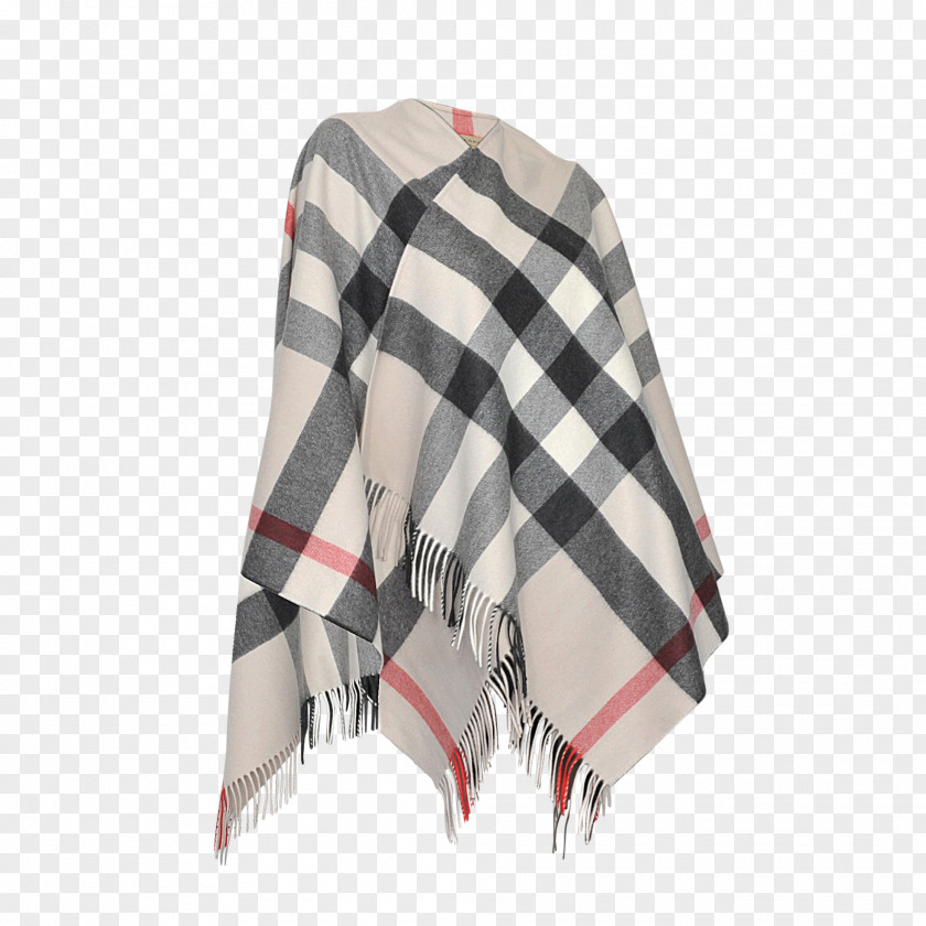 Burberry Cashmere Wool Scarf Cape PNG