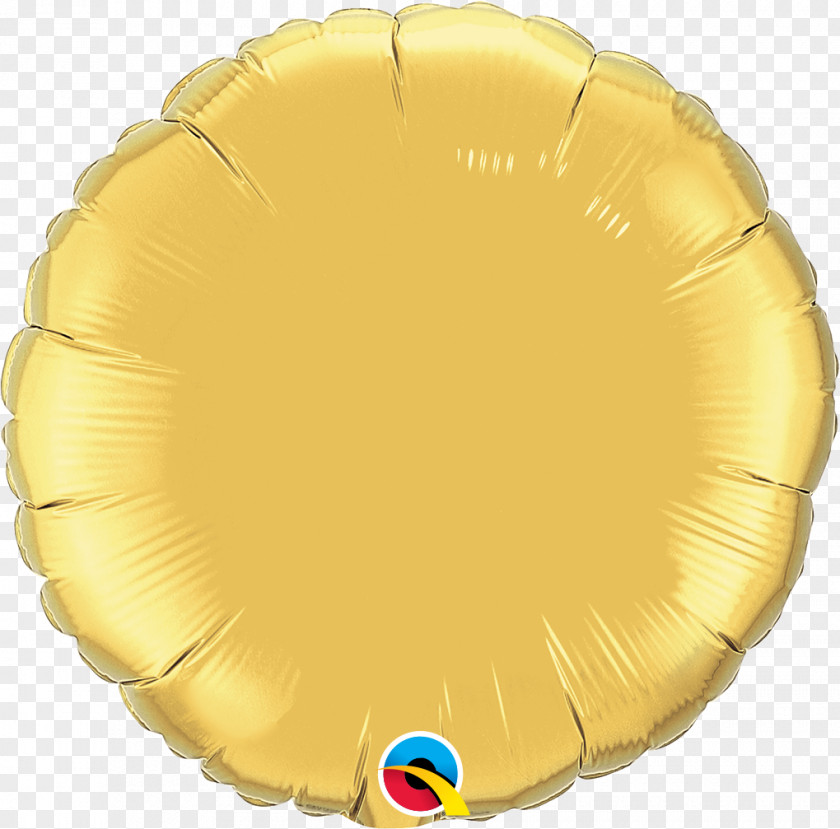 Real Foil Mylar Balloon Gold BoPET Aluminium PNG
