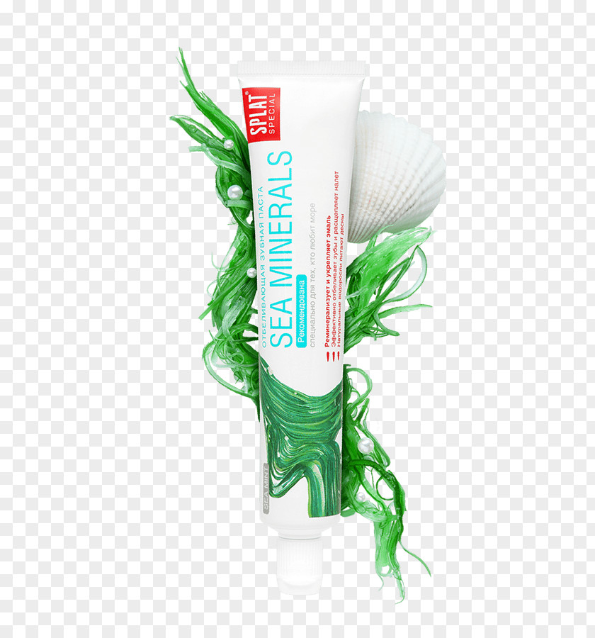 Sea Minerals Toothpaste Mineral Tooth Enamel Splat-Cosmetica PNG