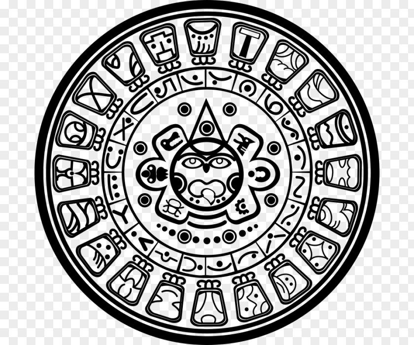 Time Maya Civilization Mayan Calendar Script Aztec Peoples PNG