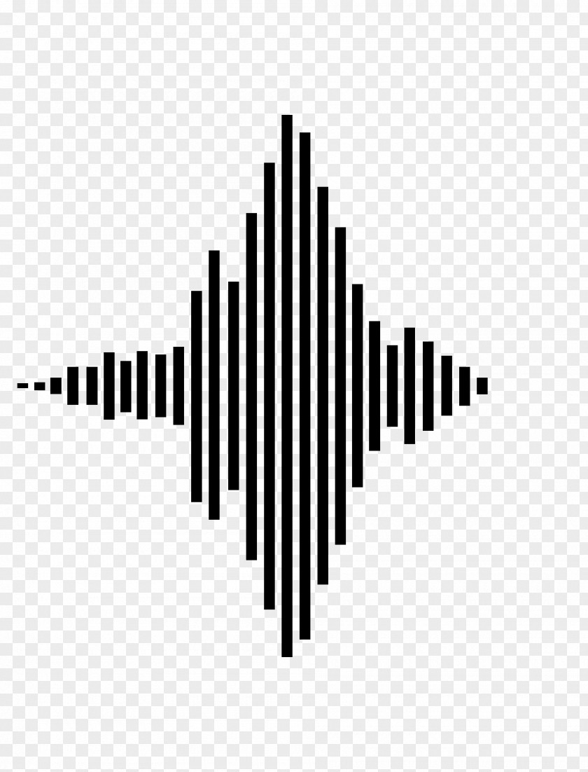 Bass Acoustic Wave Sound Black And White PNG