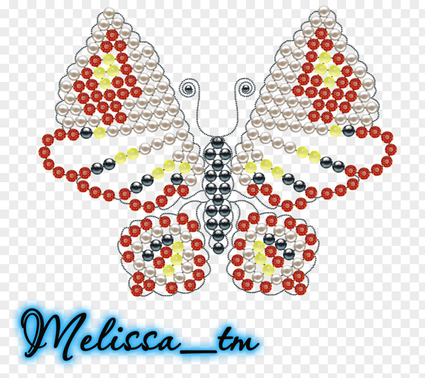 Beads Butterfly Insect Art PNG