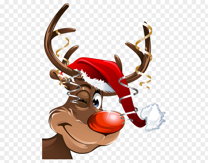 Christmas Rudolph Reindeer Santa Claus Advent PNG