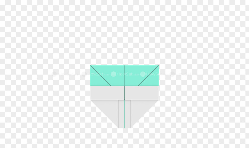 Origami Letters Turquoise Teal Angle PNG