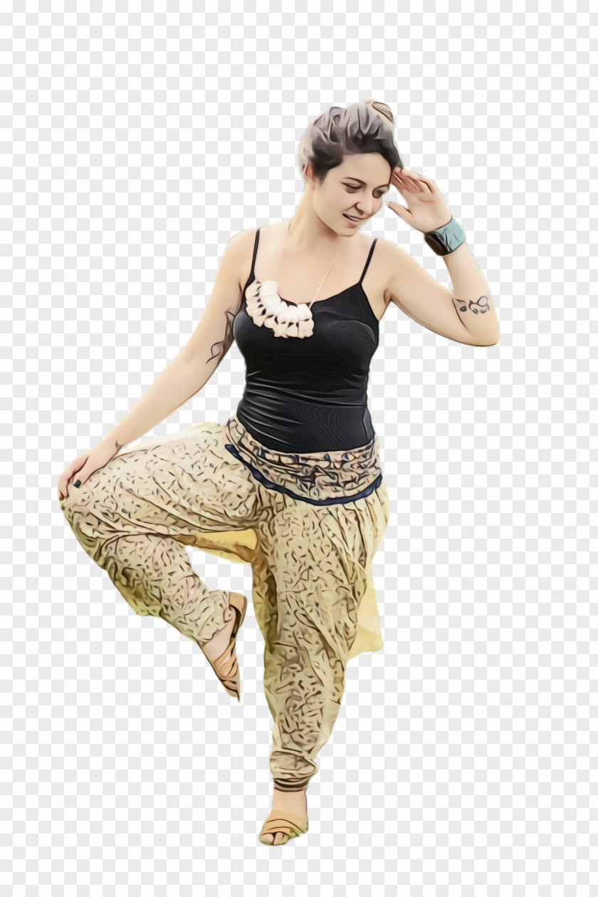 Performance Leggings Yoga Cartoon PNG