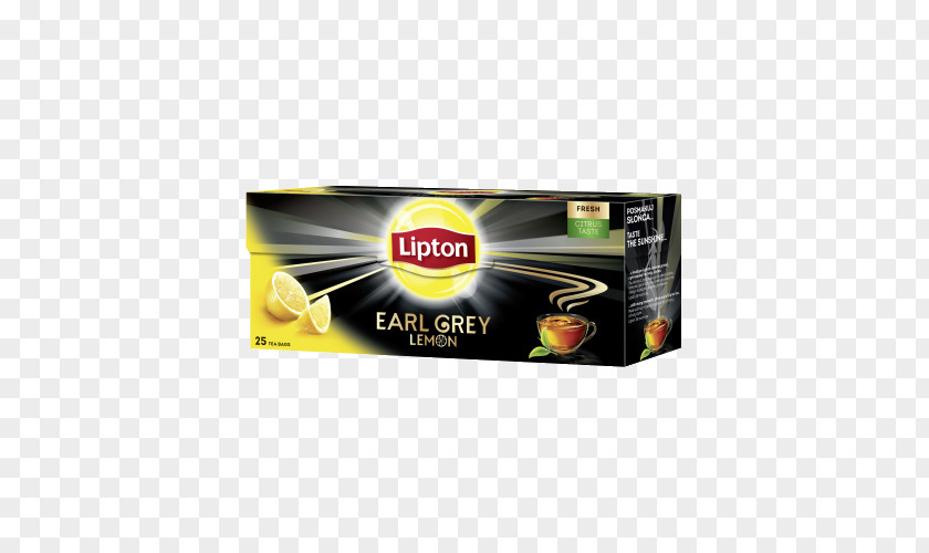 Tea Earl Grey Lipton Black Bergamot Orange PNG