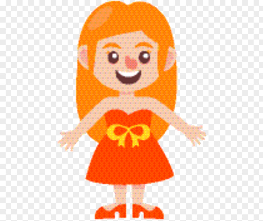 Orange Character Created By Background PNG