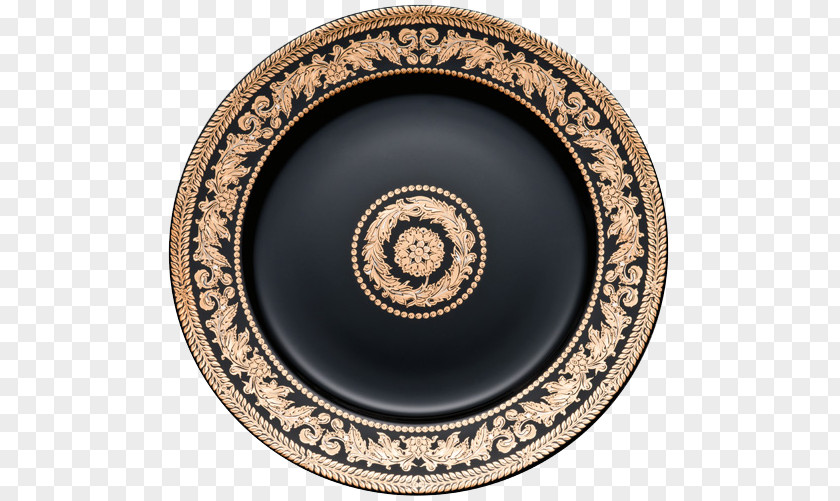 Plate Versace Home Fashion Brand PNG