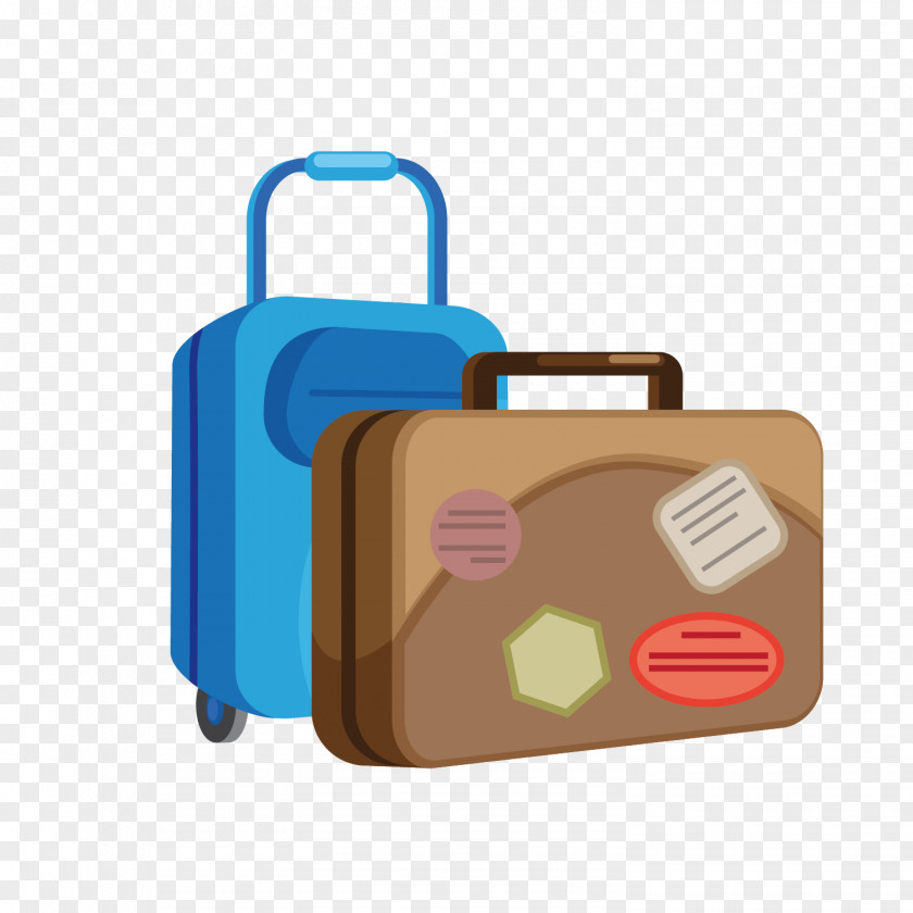 Vector Material Pattern Outbound Travel Global Vacation Suitcase PNG