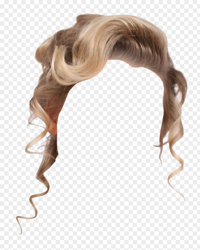 Wig Blond Capelli PNG