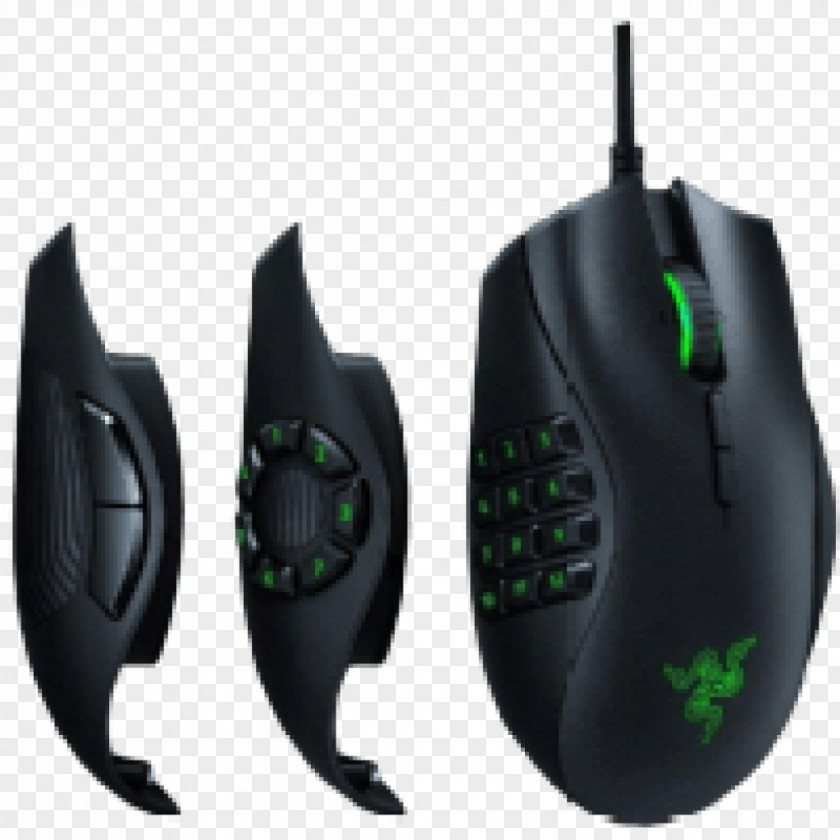 Computer Mouse USB Gaming Optical Razer Naga Trinity Backlit Inc. Dots Per Inch PNG