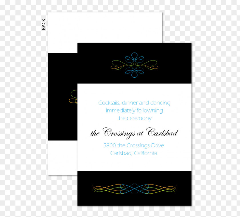 Elegant Invitation Card Wedding Paper Convite RSVP PNG