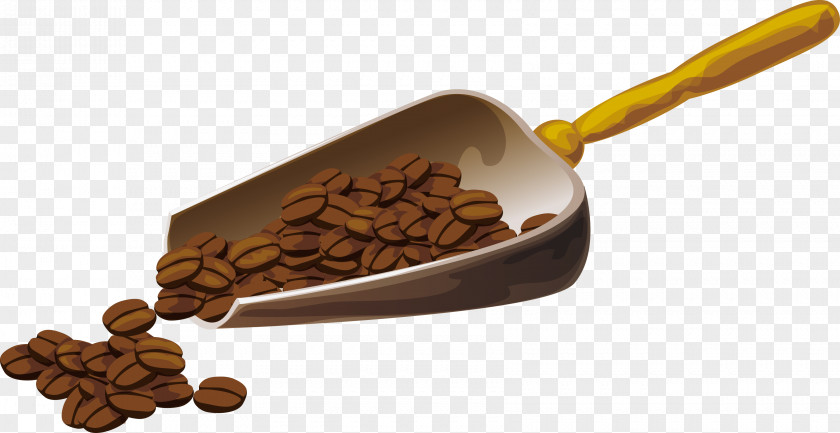 Hand-painted Coffee Beans Instant Cafe Bean PNG