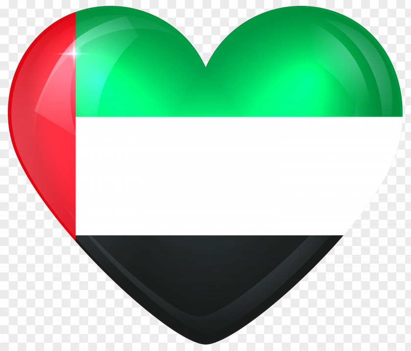 Heart Flag Cliparts Of The United Arab Emirates Spain Clip Art PNG