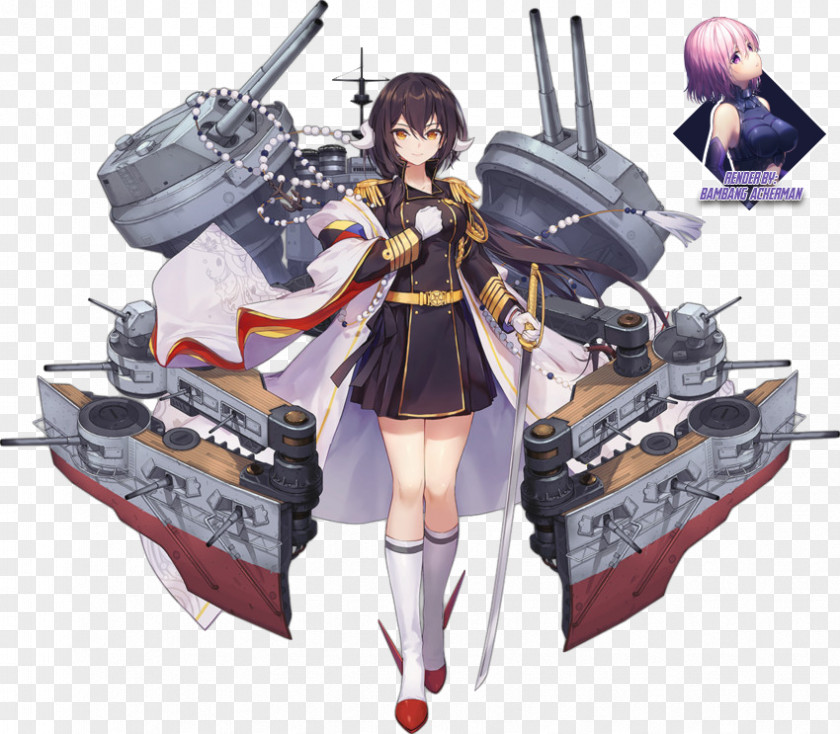 Japanese Battleship Mikasa Azur Lane Six-six Fleet Hyūga PNG battleship fleet Hyūga, clipart PNG