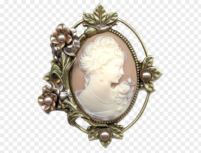 Jewellery Cameo Brooch Pin Vintage Clothing PNG