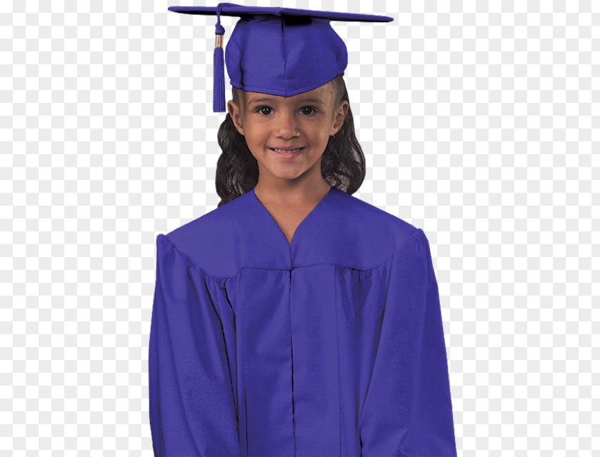 Kindergarten Graduation Robe Academic Dress Square Cap Ceremony PNG
