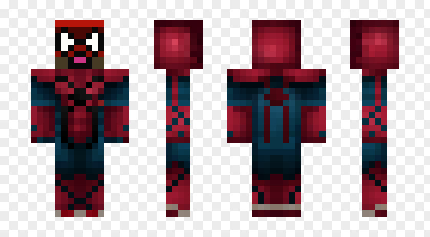 Skins Minecraft Pocket Edition Minecraft: Spider-Man Skin Red PNG