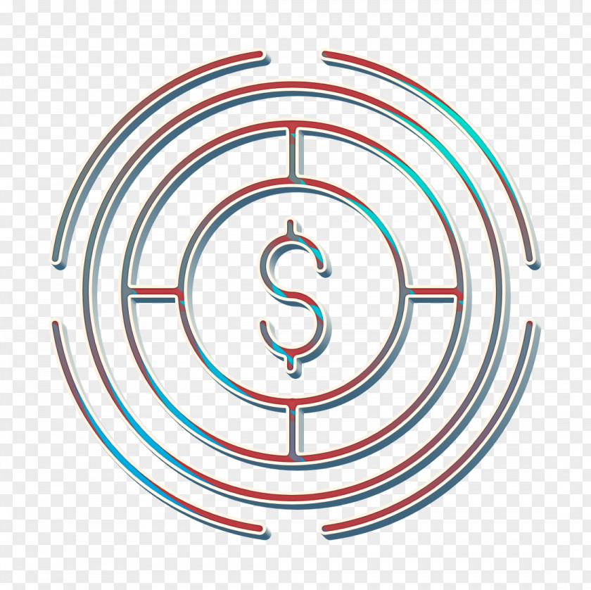 Target Icon Investment Dollar PNG