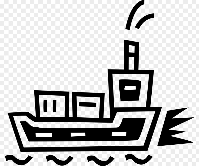 Freighter Illustration Clip Art Logo Line Cartoon PNG