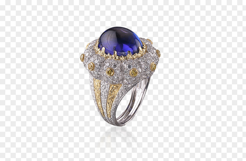 Sapphire Cocktail Earring Jewellery PNG