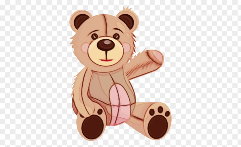 Sticker Stuffed Toy Teddy Bear PNG