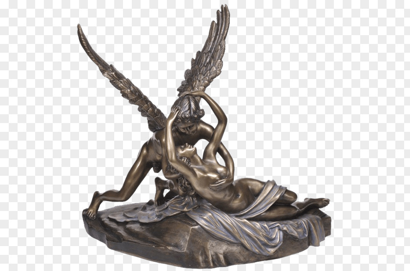 Venus Cupid And Psyche Revived By Cupid's Kiss Bronze Sculpture Orlando Estate Buyer, Inc. Statue PNG