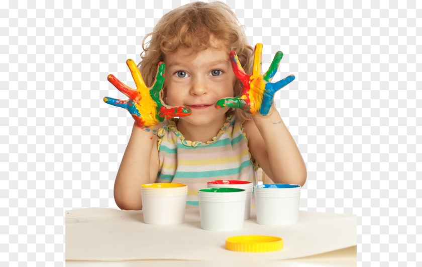 Child Fingerpaint Color Red Feeling PNG