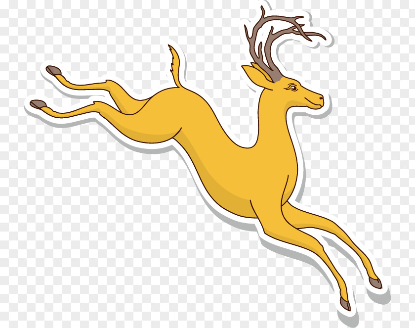 Creative Christmas Reindeer New Years Day PNG