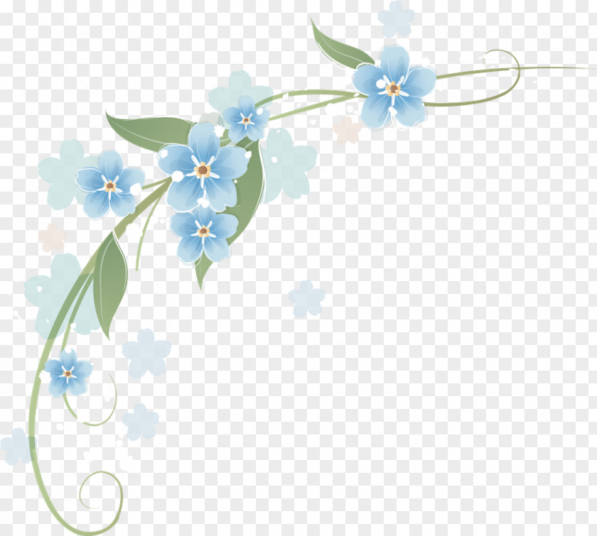 Spring Flowers Background Corner Clip Art Flower Borders And Frames Floral Design PNG
